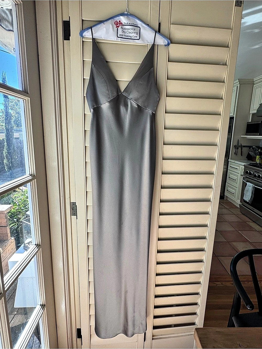 Jenny Yoo Addison Satin Slip Dress Miss Size 6
